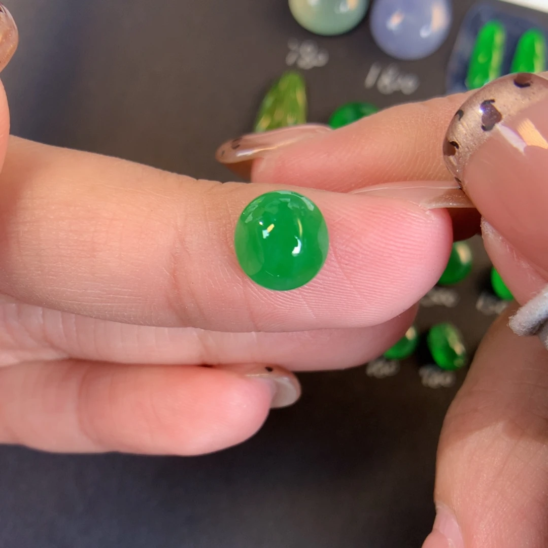 翡翠散珠翡翠8.23-7.75-4.3