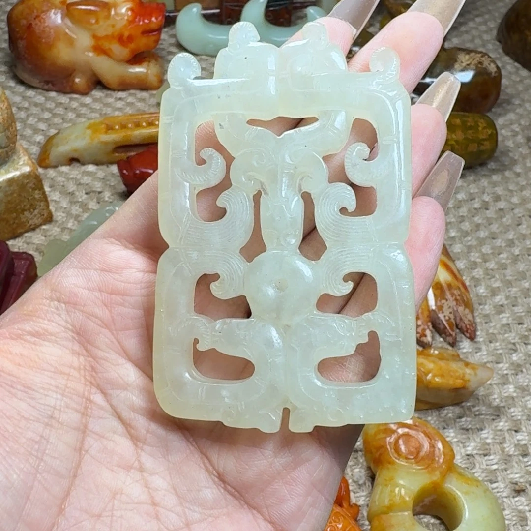 吊坠白玉菩提挂件
