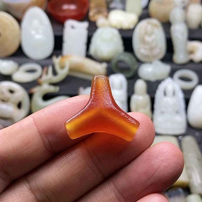 【闪购商品】玛瑙/玉髓三通未镶嵌