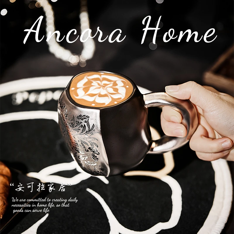 【斜身马克杯】高颜值马克杯水杯情侣轻奢陶瓷杯设计感小众咖啡杯