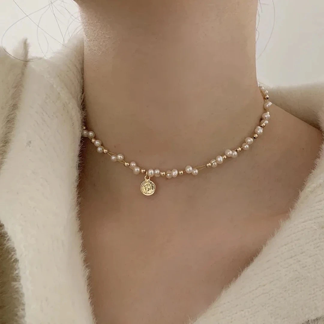 【江辰手作】繁星点点珍珠项链