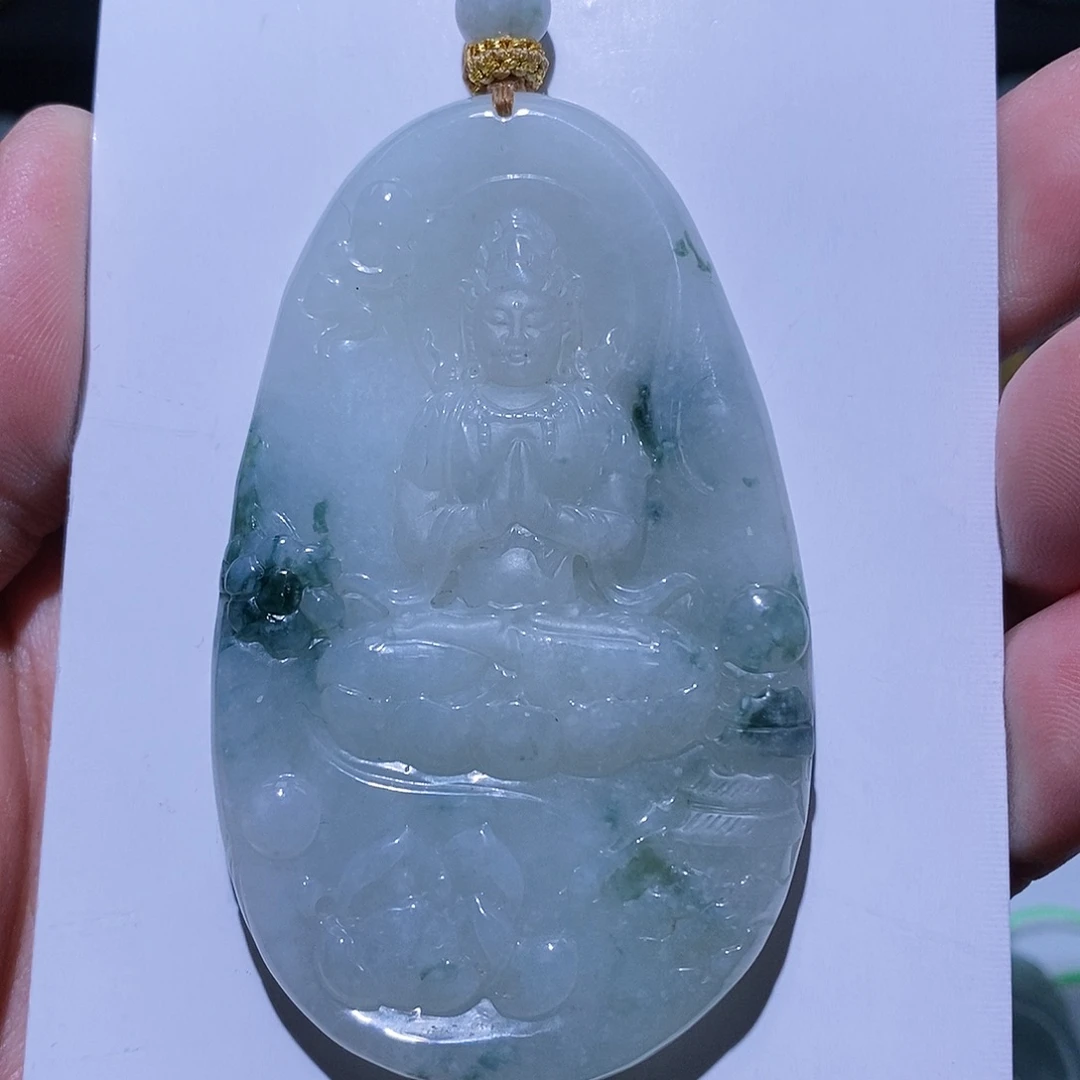 颈饰未镶嵌翡翠挂件