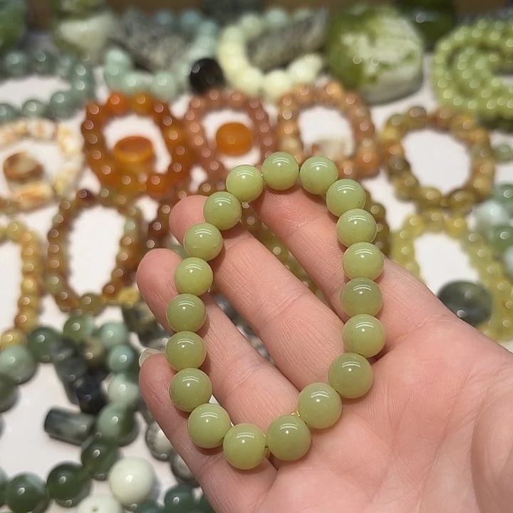 蛇纹石玉未镶嵌手串
