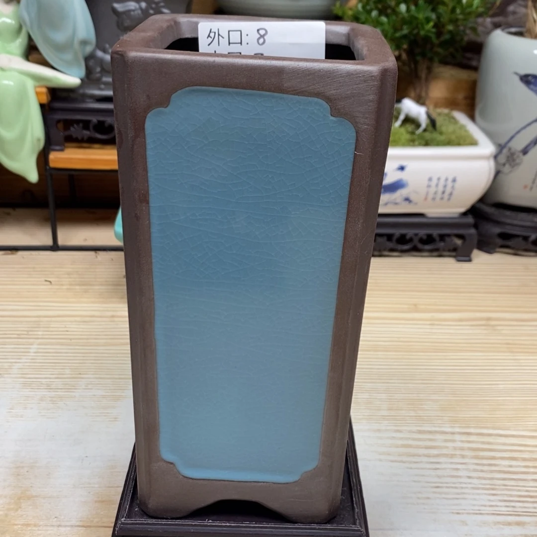 紫砂陶瓷艺术花盆陶瓷