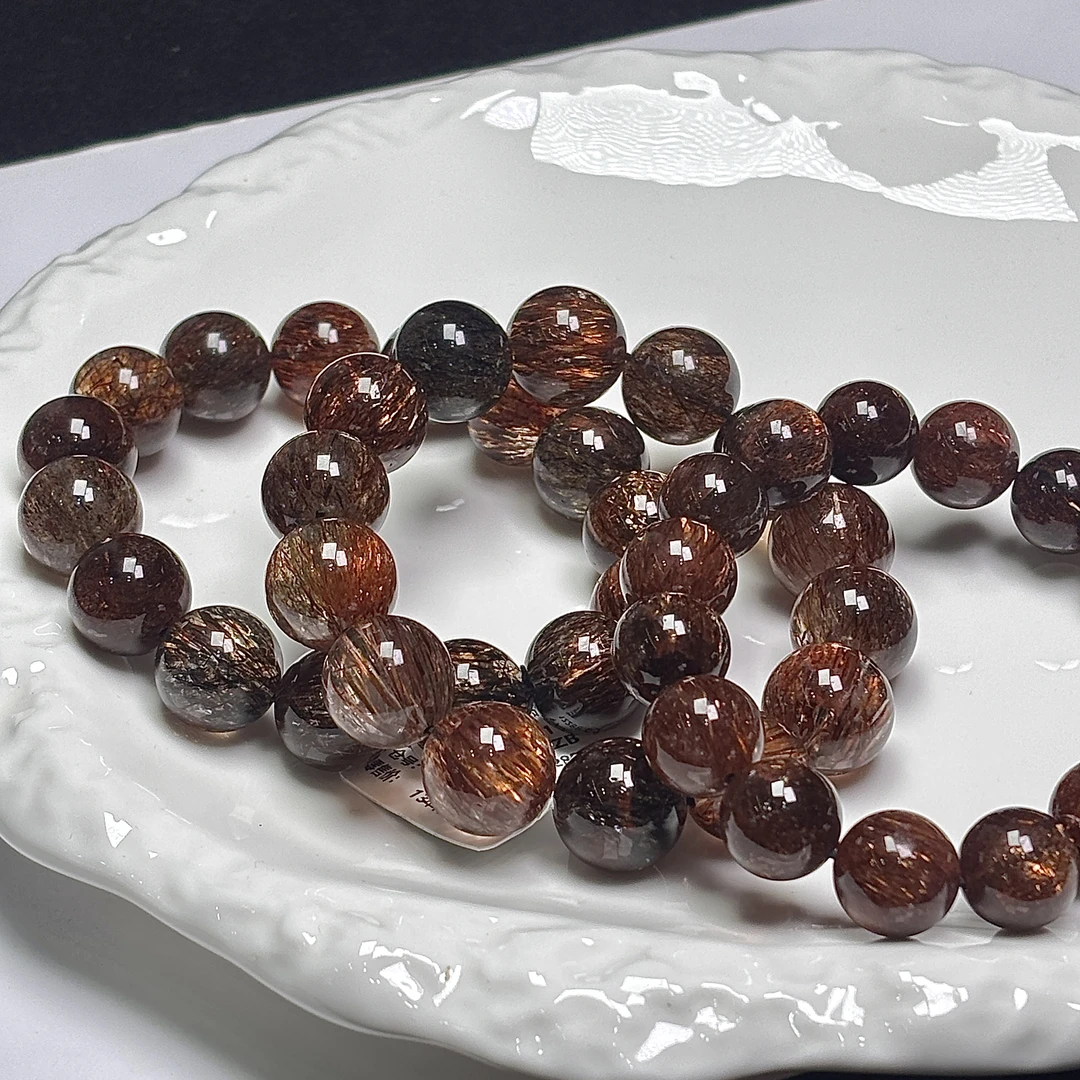 S级浓满矿黑金超手串7mm-15mm（多样性 发其一）FX-7877