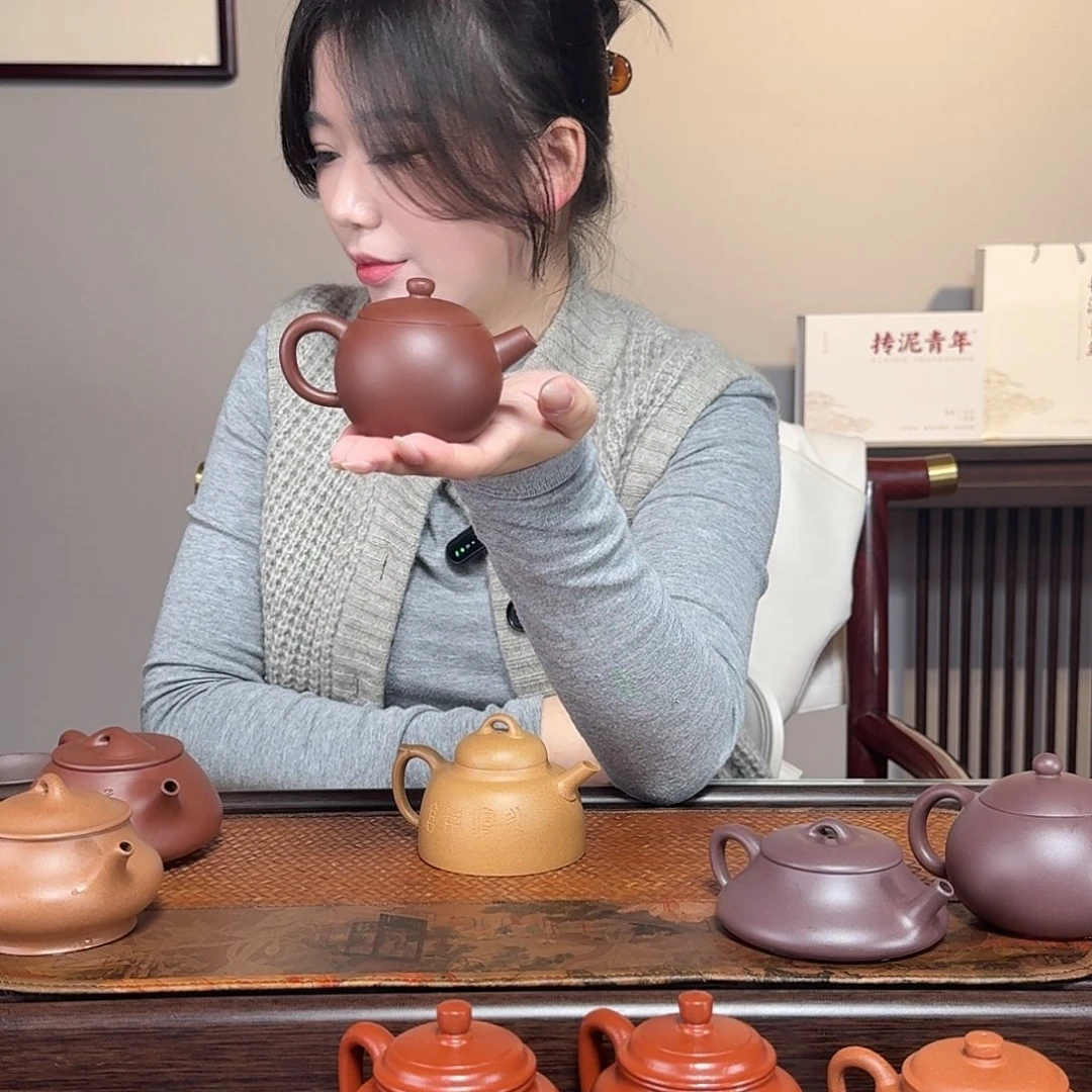 紫砂茶壶趾猷并茂巨轮珠