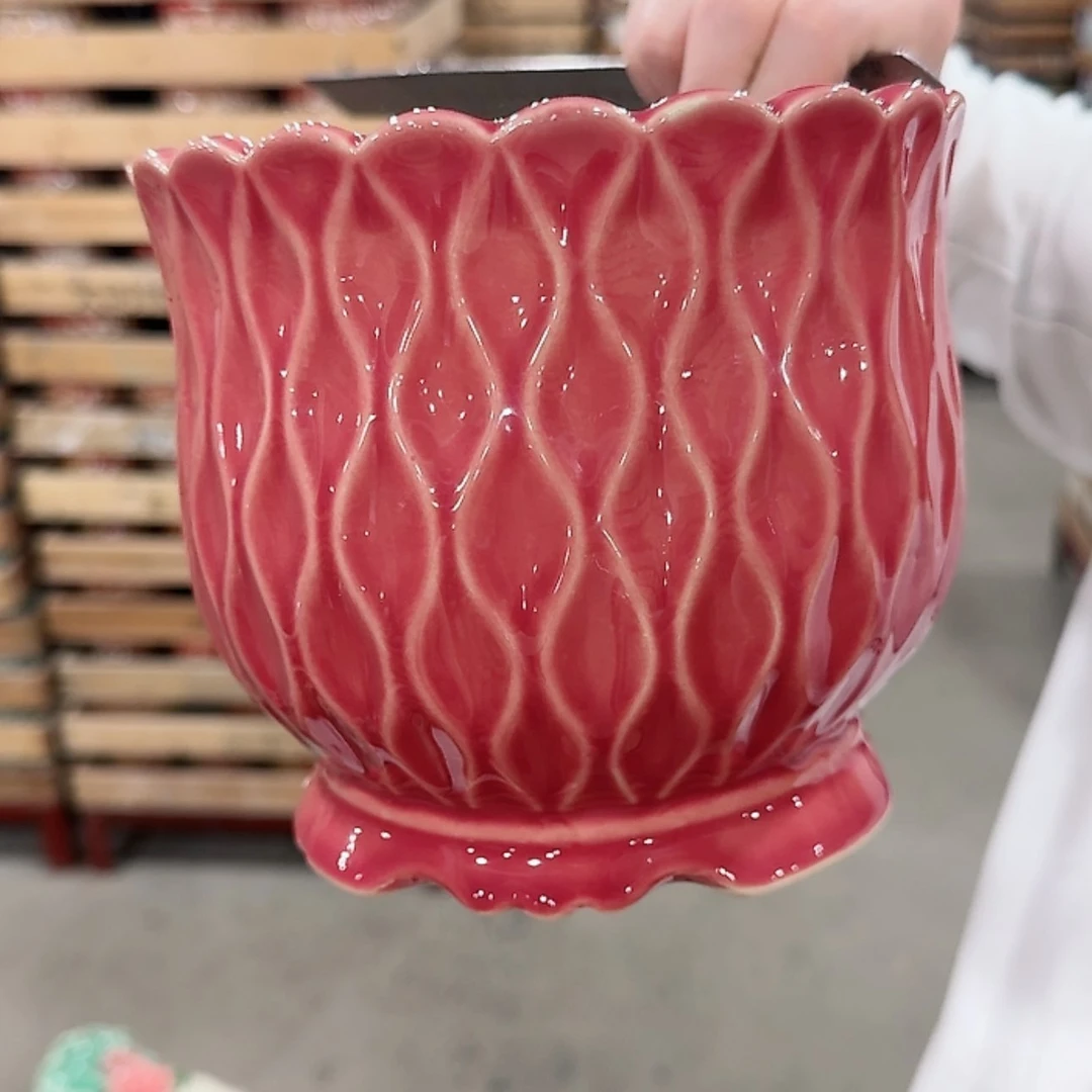 【闪购商品】陶瓷陶瓷多肉花盆有孔