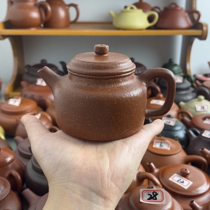 再***煌茶壶紫砂全手微瑕