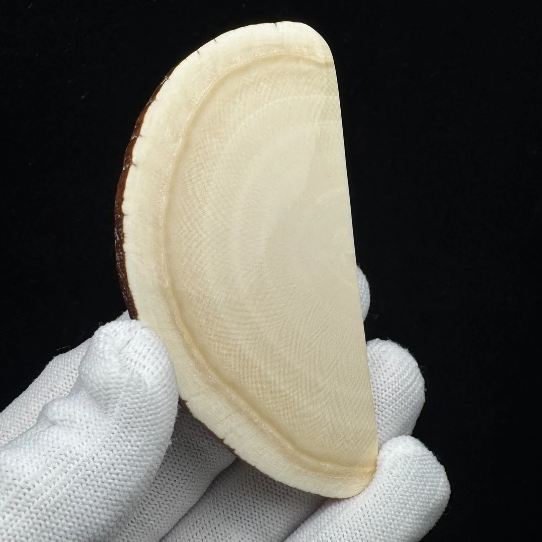 E3968天然猛犸牙 刮板87mm 支持鉴定 假一罚四