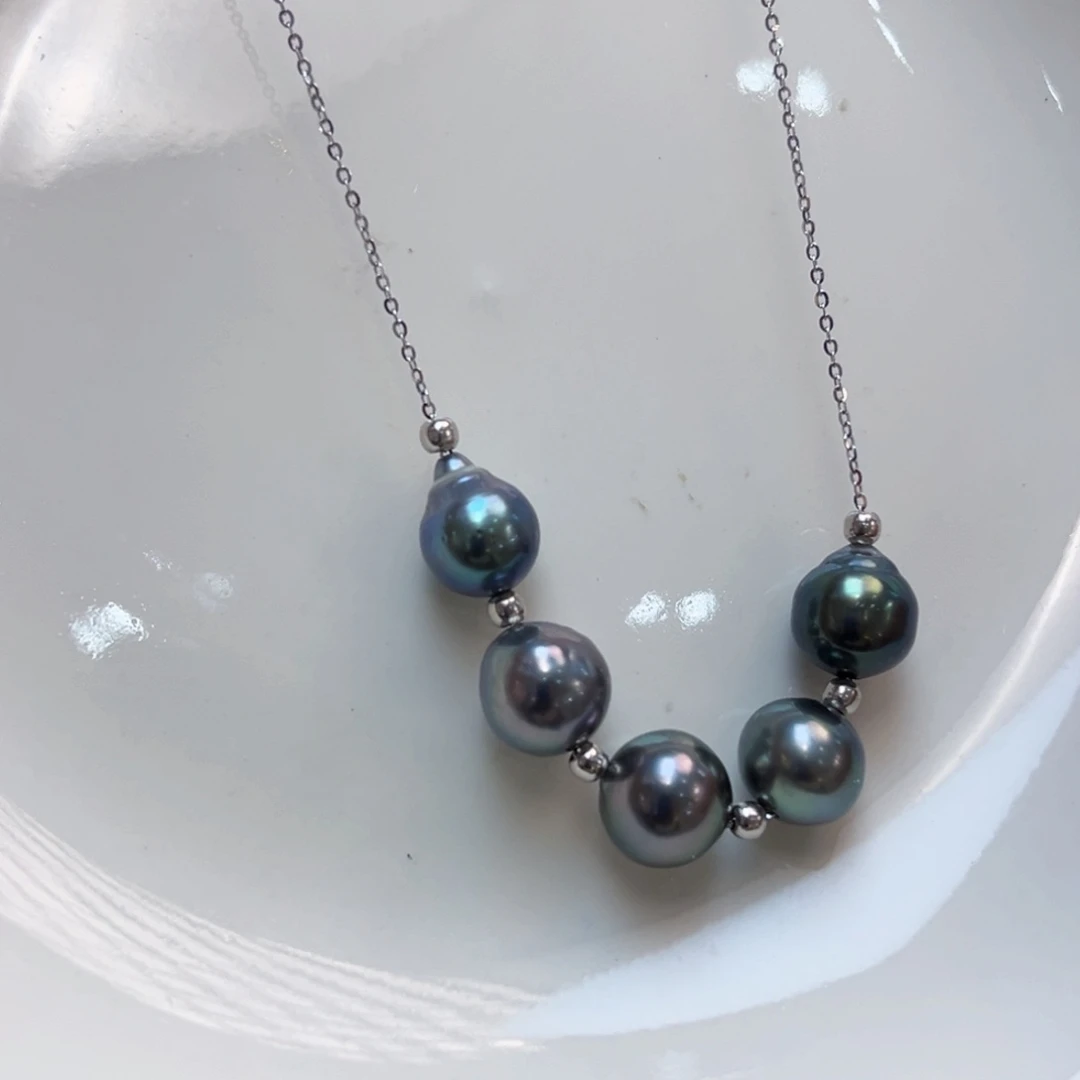 银S925镶嵌海水珍珠颈饰福利618