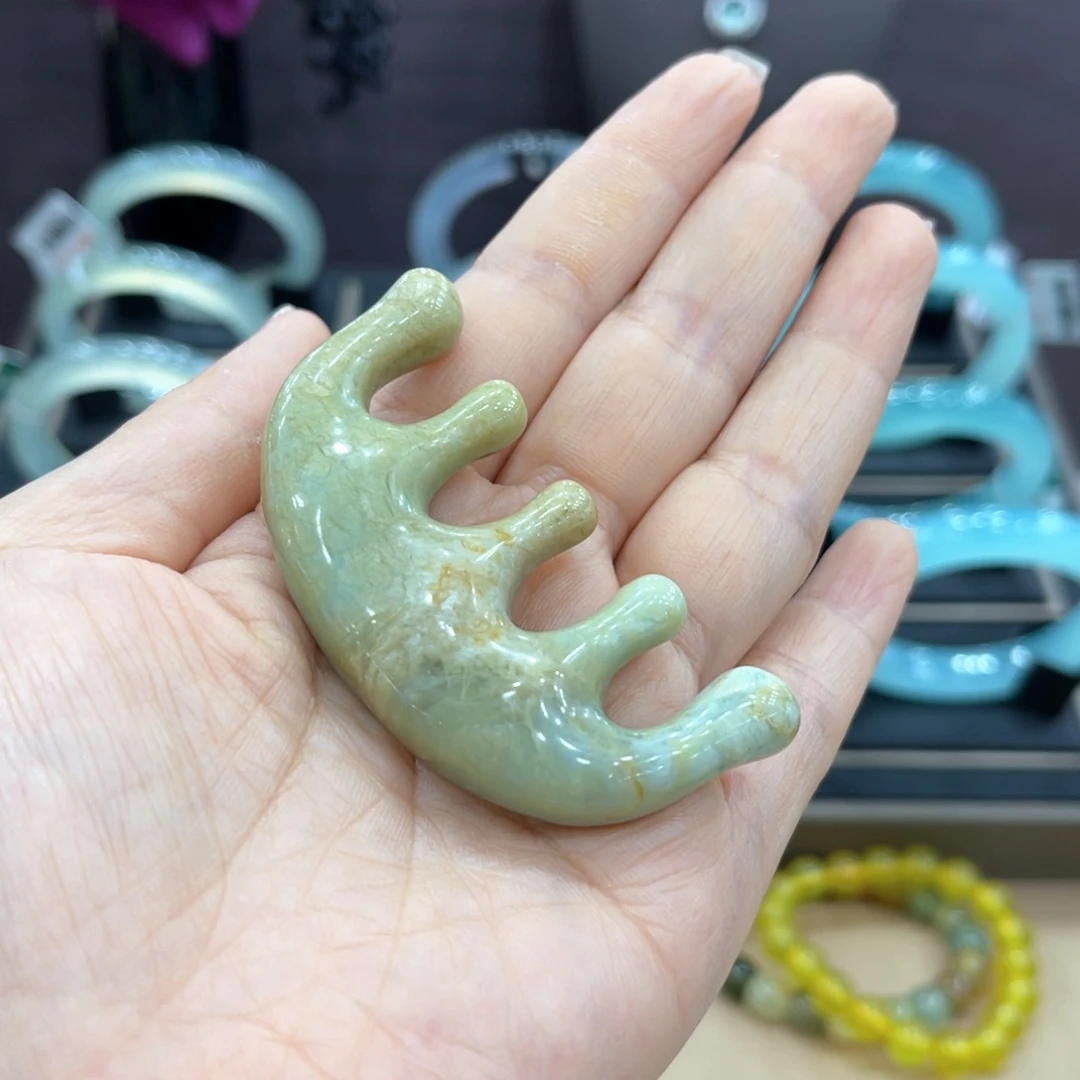 ღ***࿐未镶嵌蛇纹石玉手镯