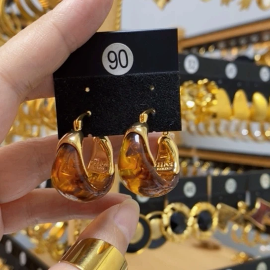 【闪购商品】铜合金合金琉璃新款咖色