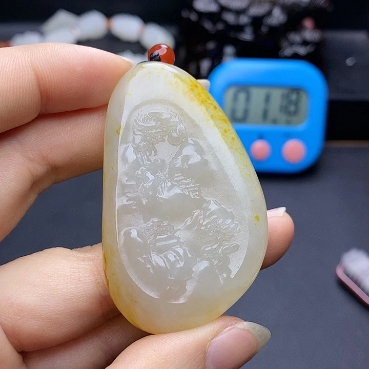 和田玉挂件未镶嵌F