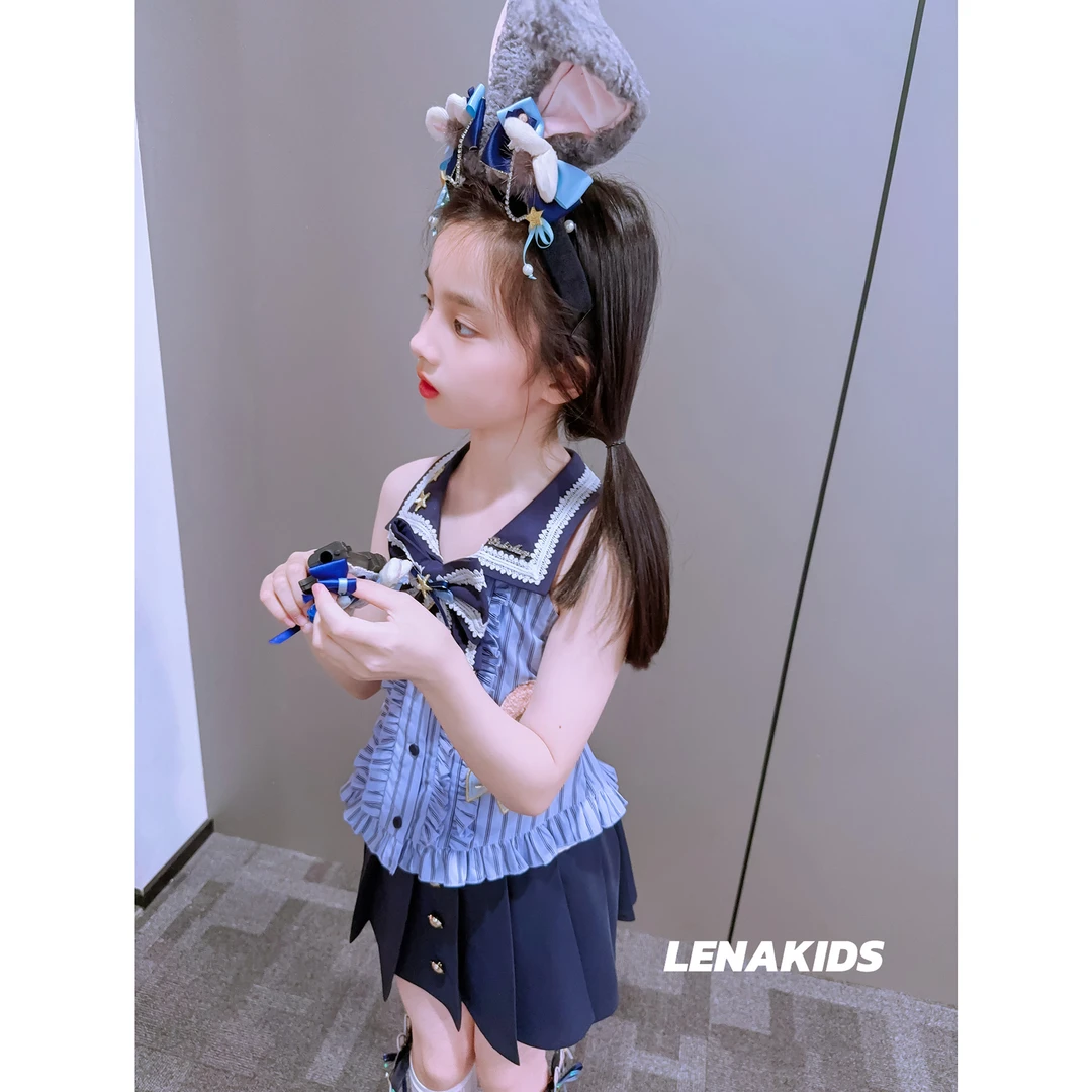 Lenakids【现货】【兔子警官·俏皮可爱·时髦穿搭夏日套装】25042101