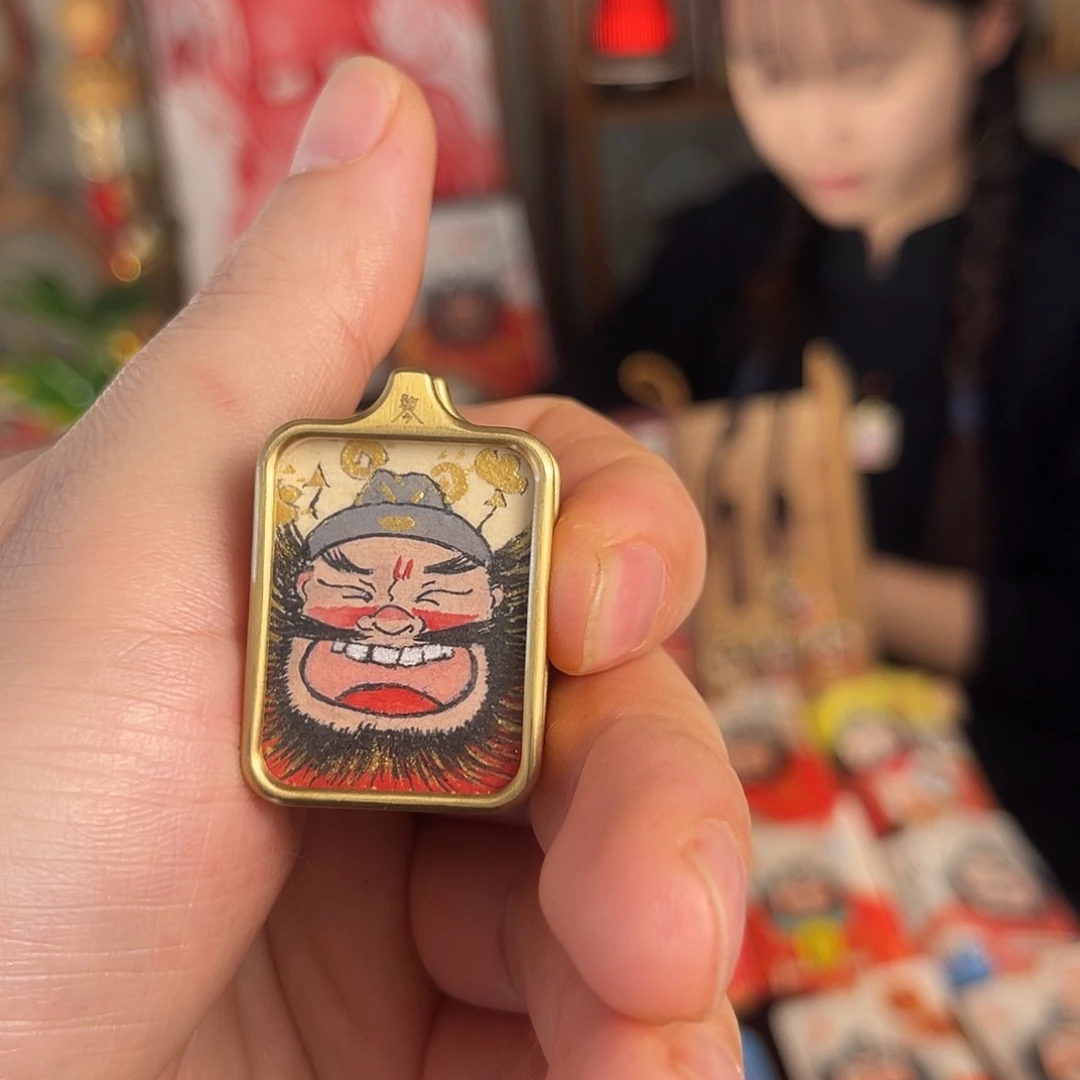 F***a纯手绘钟馗文创画