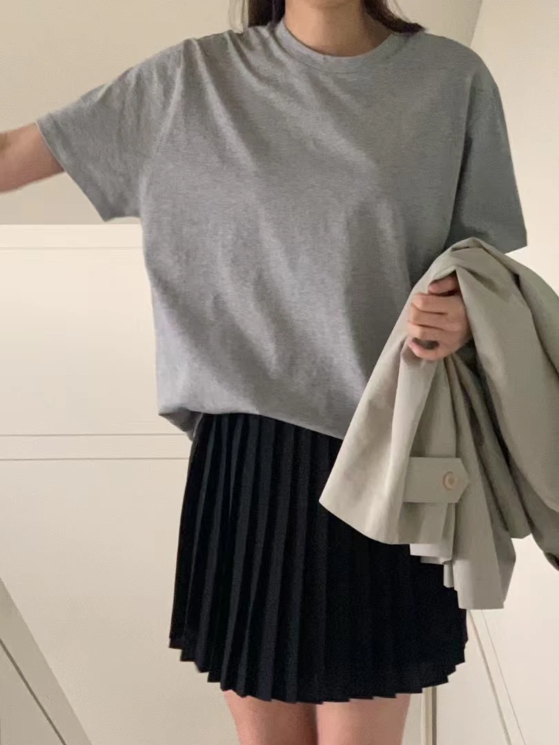 <小陈欧尼推荐韩国东大门>时尚休闲百搭宽松韩版OVERSIZE短袖