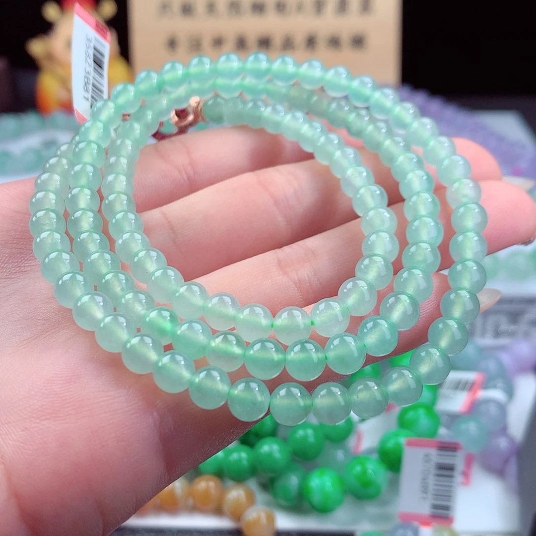 翡翠手链未镶嵌卡6