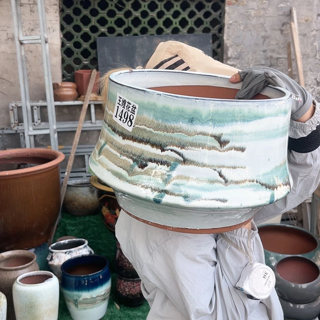 紫砂花盆王嫂花盆直播0530- 1498高21口28