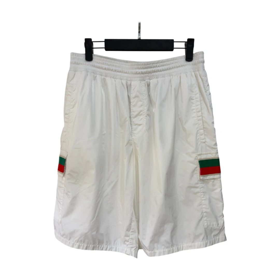 99新 GUCCI/古驰 双G白色短裤/50码/2571118