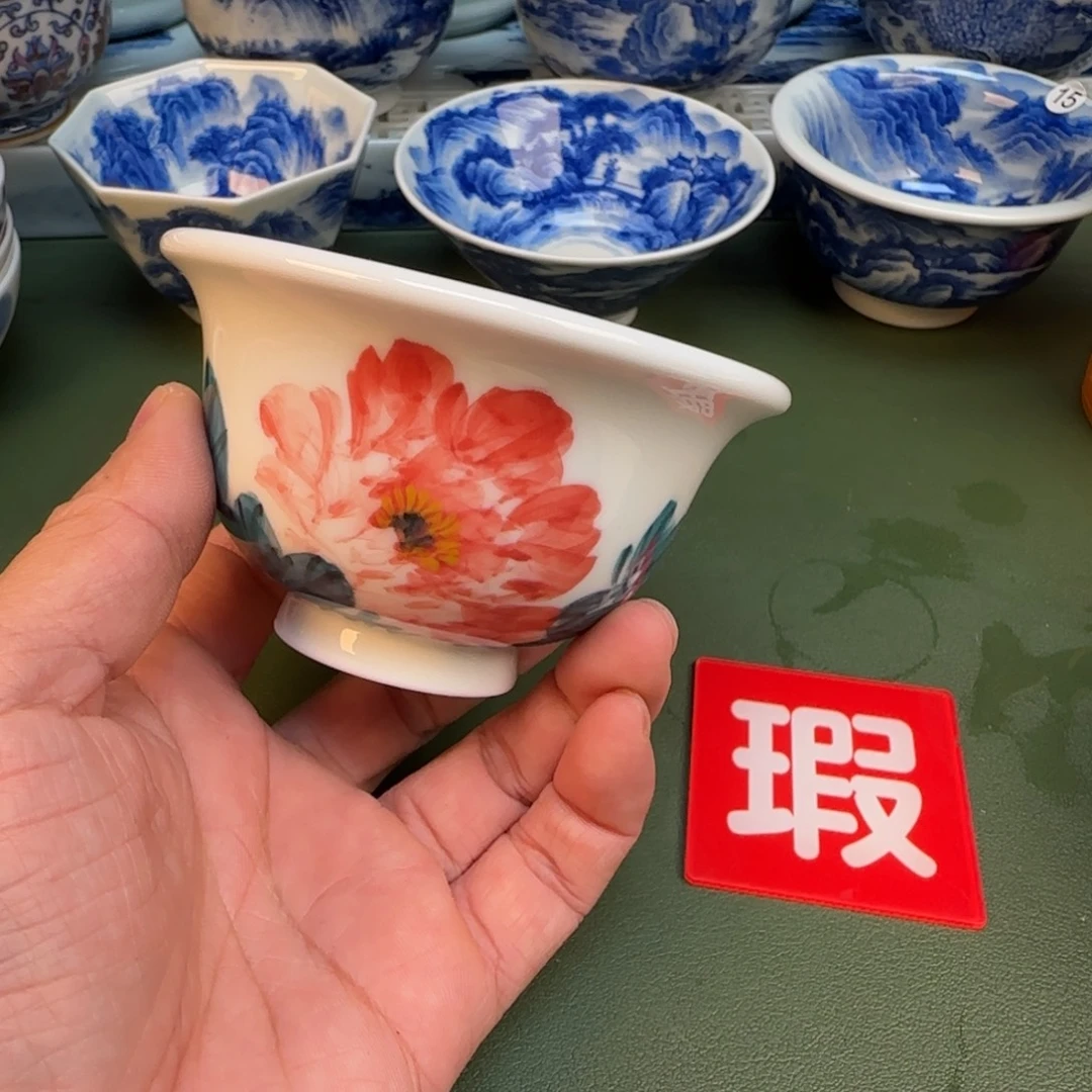 纯手工纯手绘茶具石头10