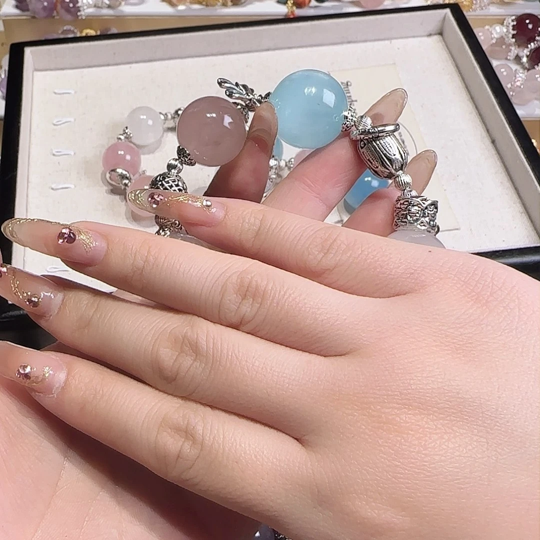 水晶手链未镶嵌把