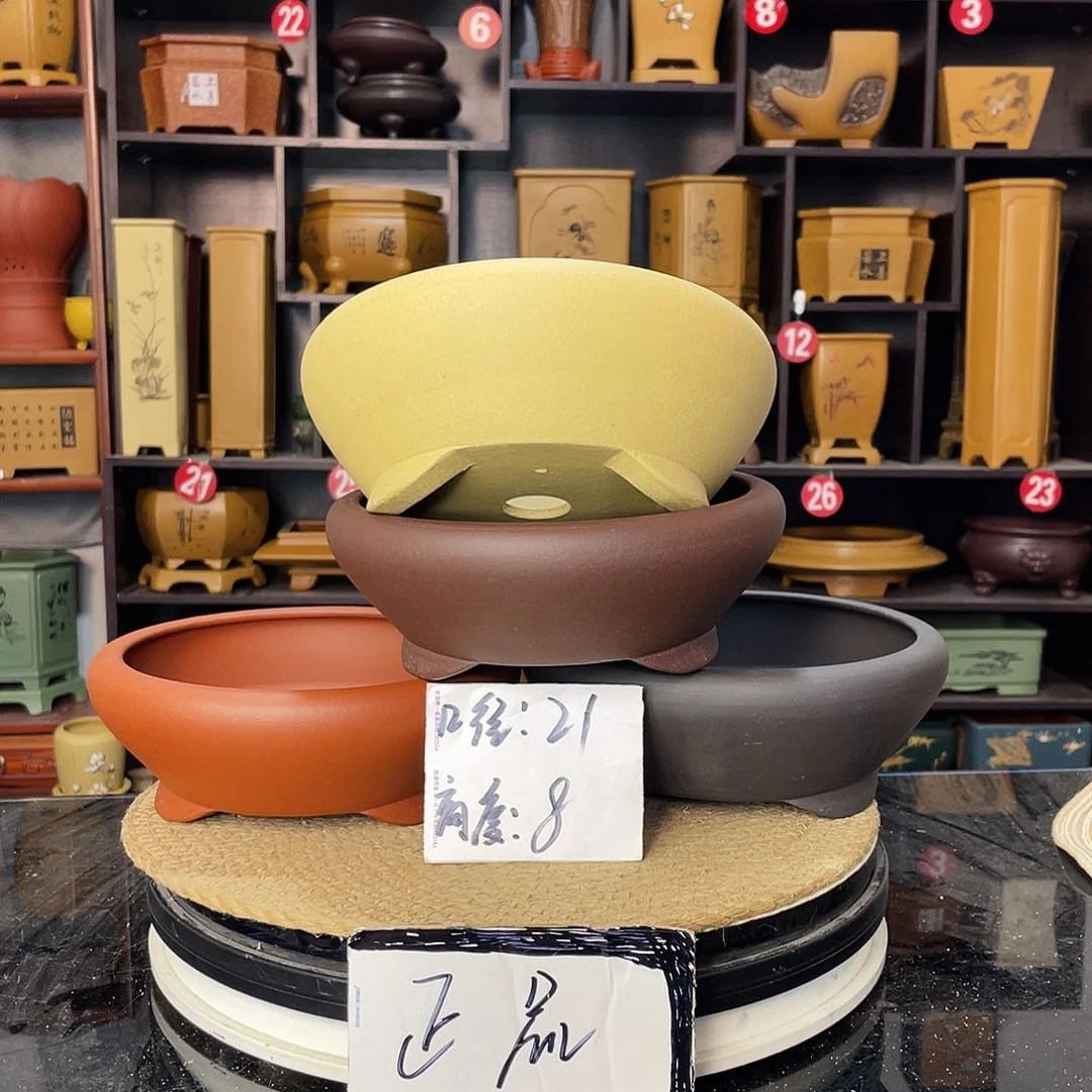 D-盆尚好紫砂花盆