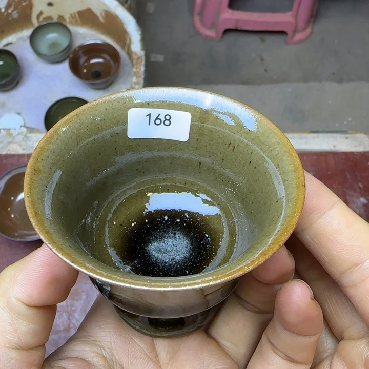 茶盏青钰龙窑茶具168