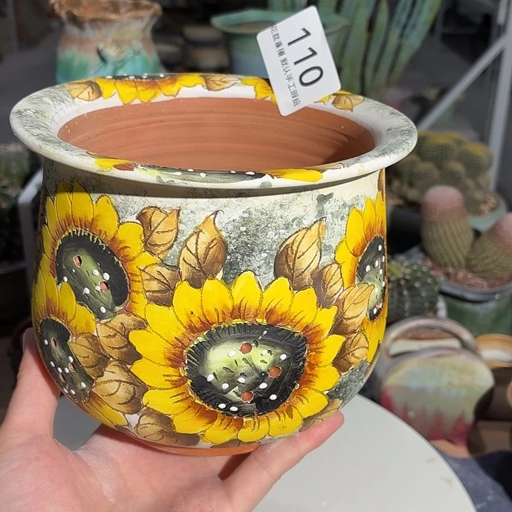 微瑕花盆，八五折后价