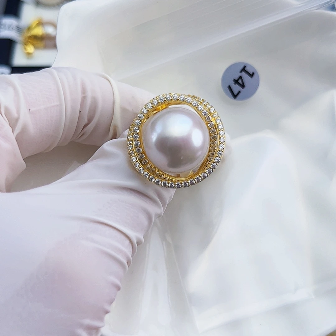 未镶嵌耳饰淡水珍珠