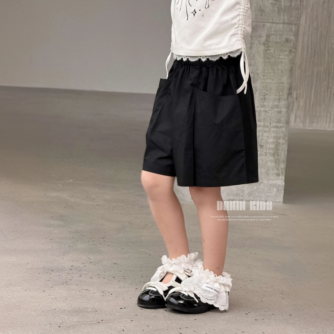 【嗒囜】萌娃夏日小凉裤☆软糯透气 女童裤子夏季新款宽松阔腿短裤