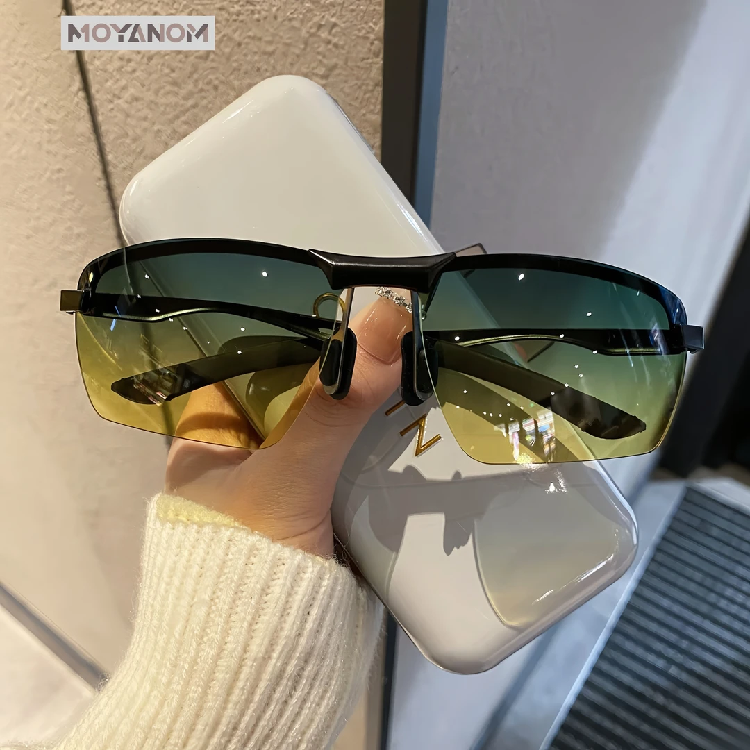 骑行日夜两用男士驾驶偏光太阳眼镜夜钓鱼新款户外运动墨镜网红款