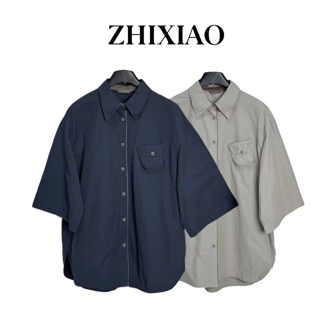 【ZHIXIAO】秋冬新款：翻领中袖衬衣250273