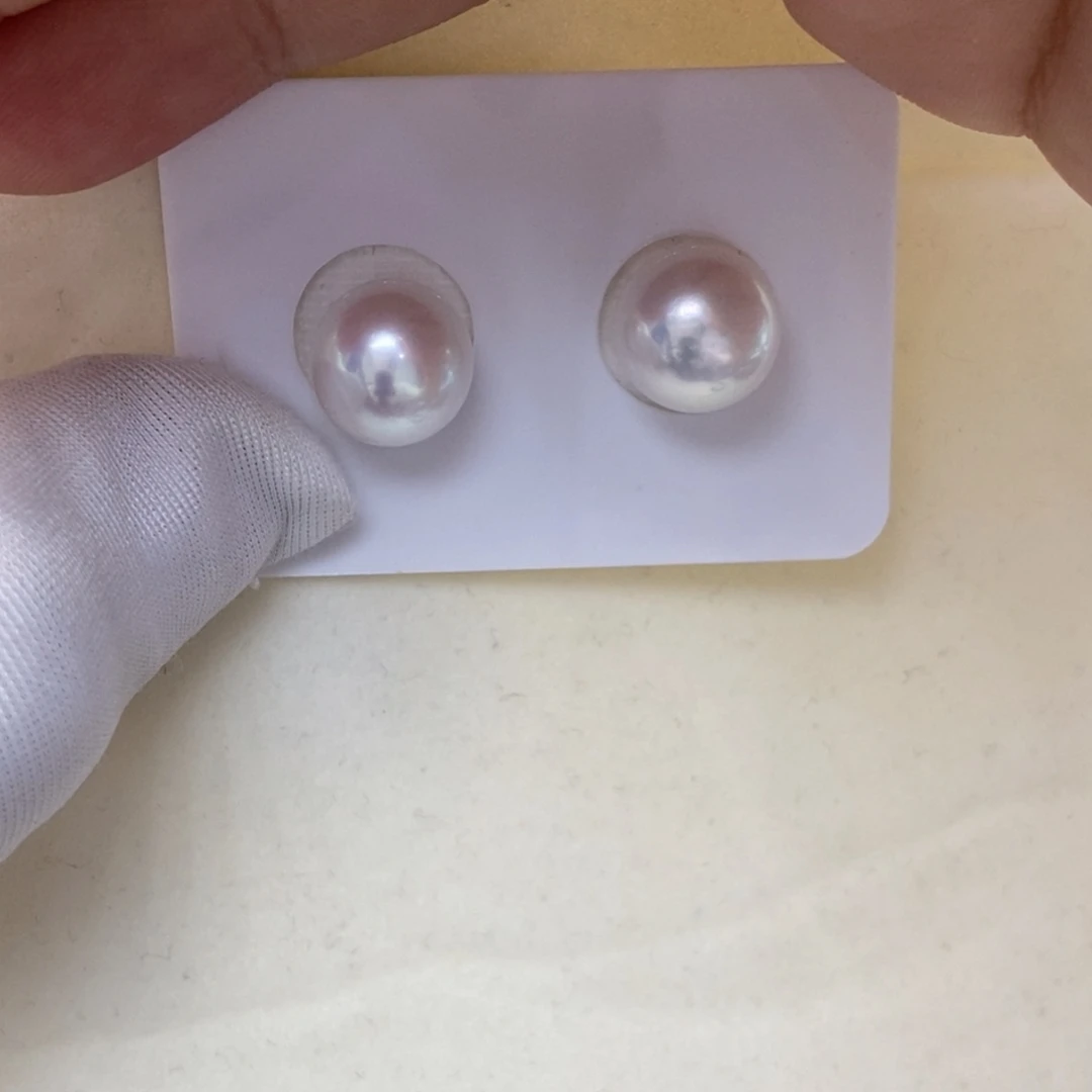 未镶嵌淡水珍珠330一对11-12一对330