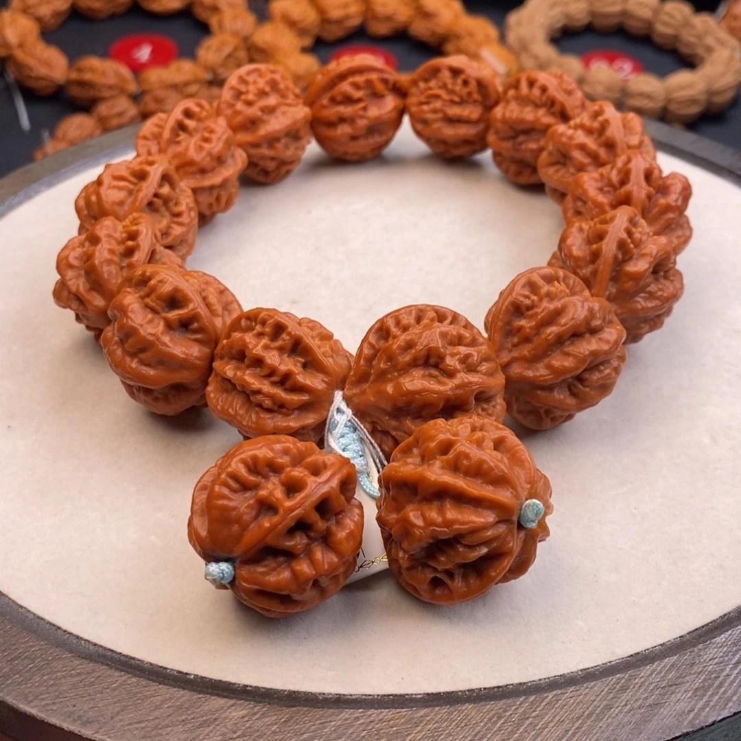 文玩核桃吊坠30尺寸火焰龙脊