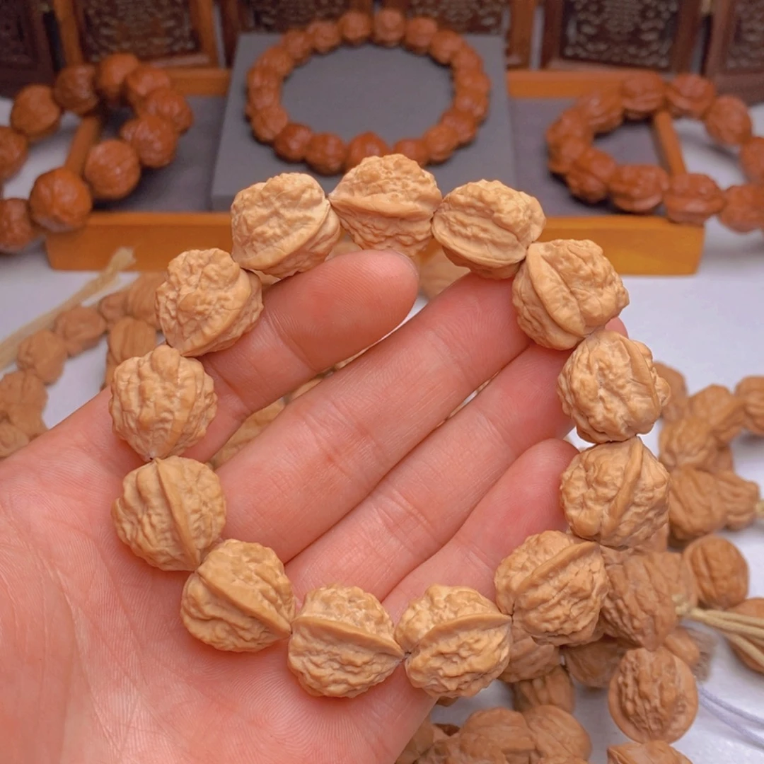 桃核手串～****～蛤蟆头尺寸18