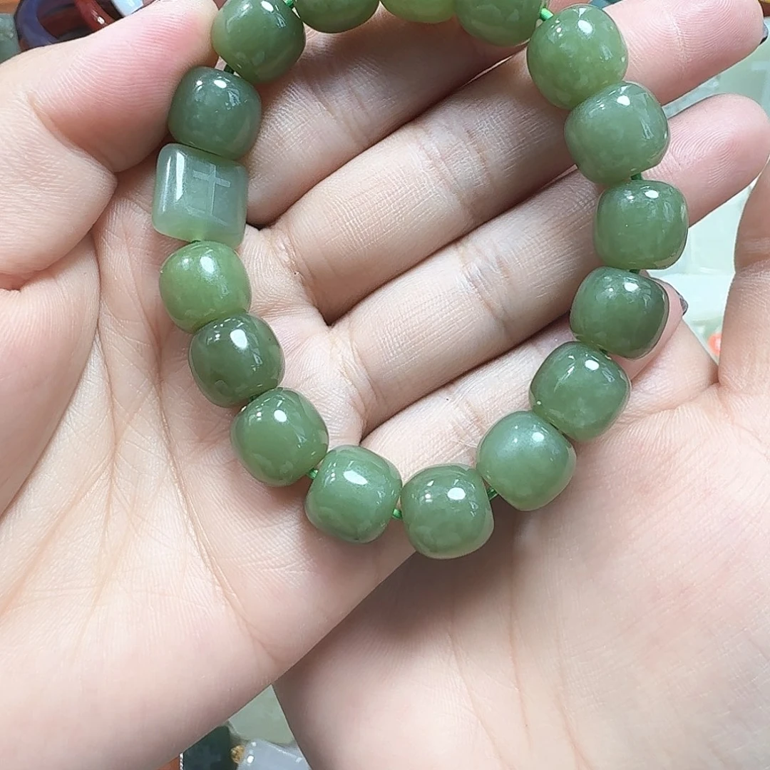 和田玉手串未镶嵌