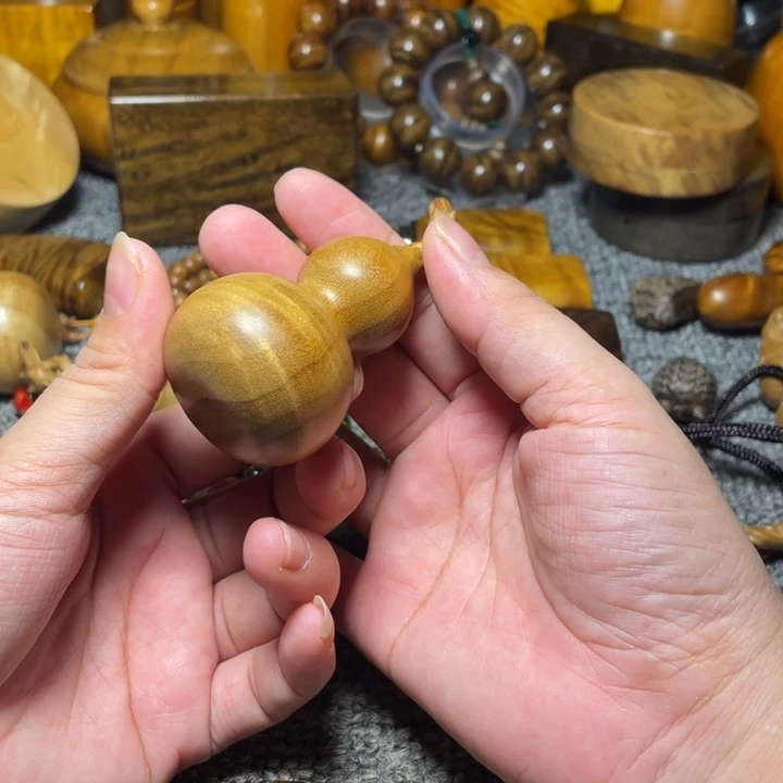 金丝楠枯木葫芦手把玩
