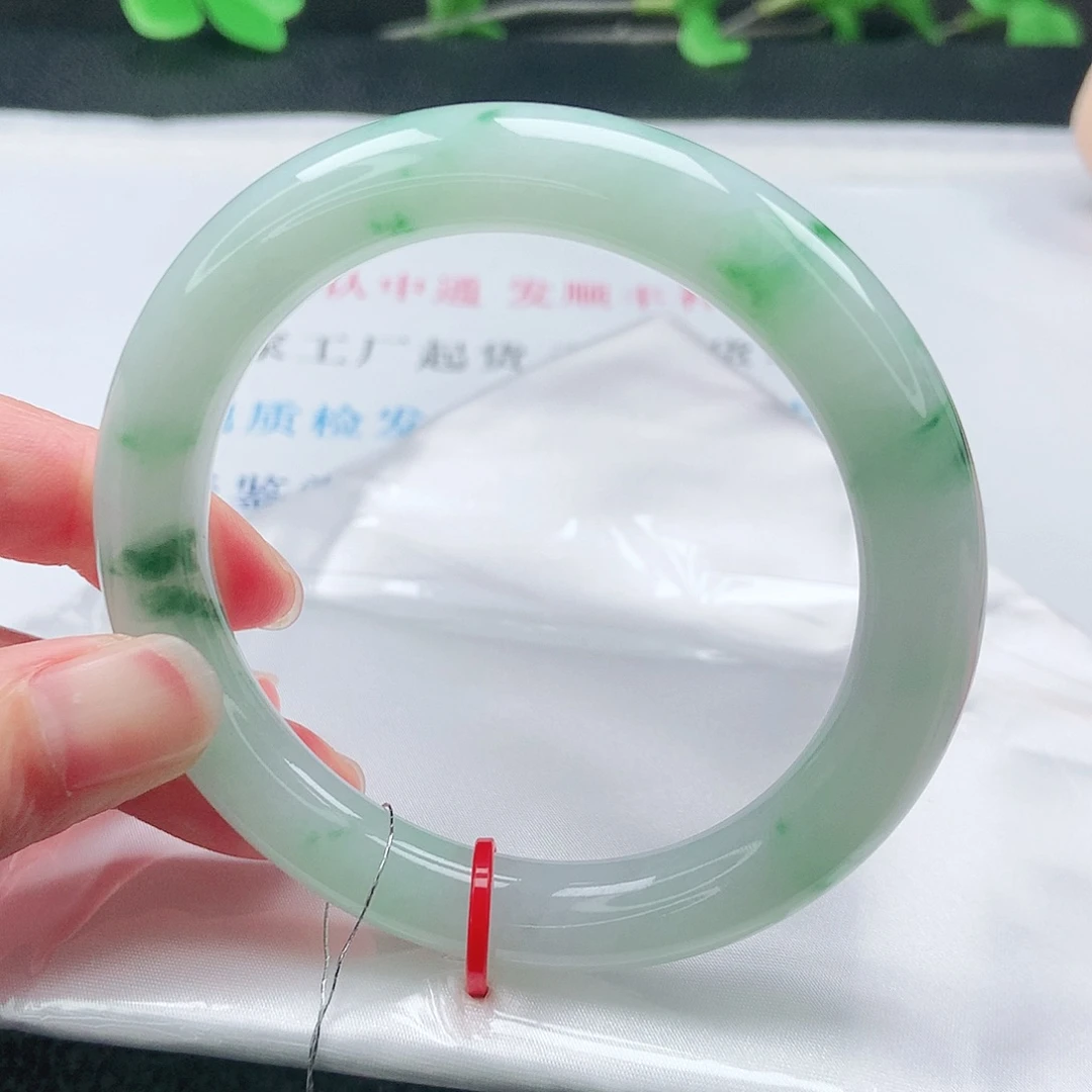 未镶嵌手镯翡翠58圆条