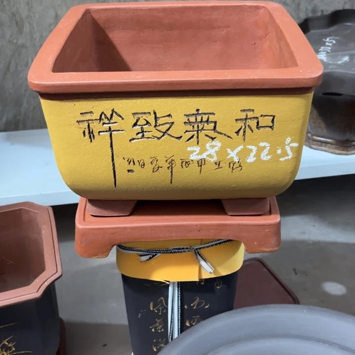 紫砂花盆紫砂花盆