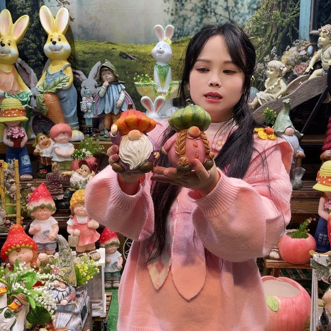摆件花园摆件红红火火