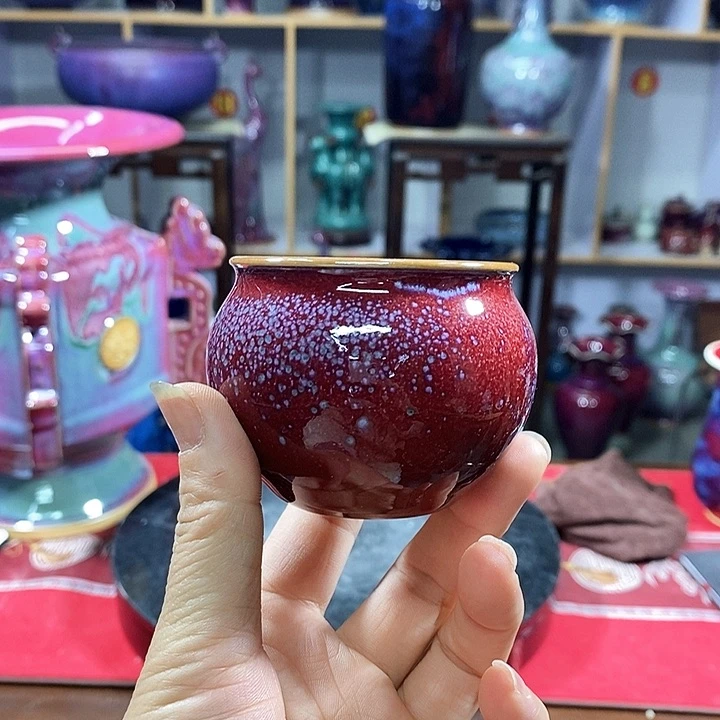 瓶中国神垕精品钧瓷