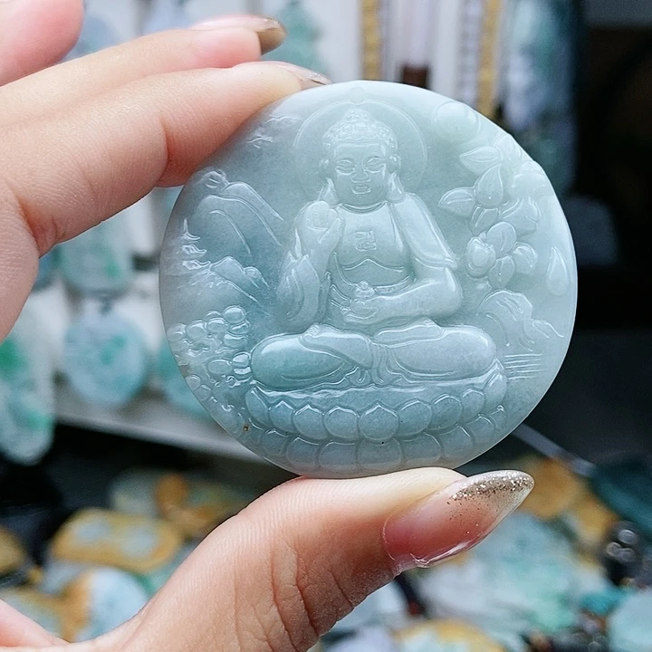 翡翠未镶嵌颈饰翡翠
