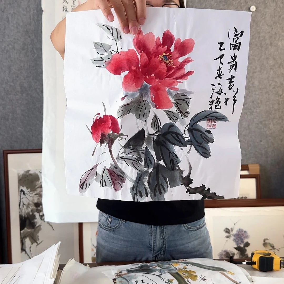 国画福利品 纯手绘 35斗方