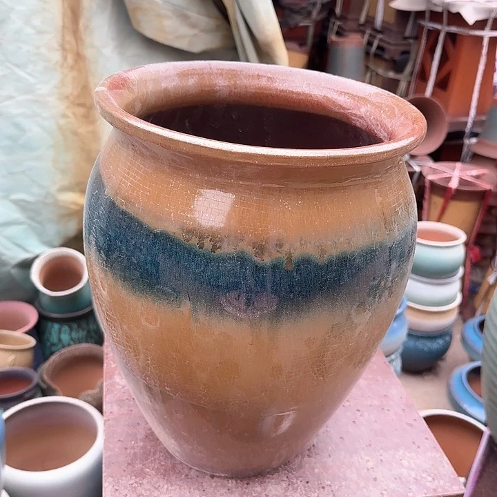 红陶微瑕花盆处理来啦