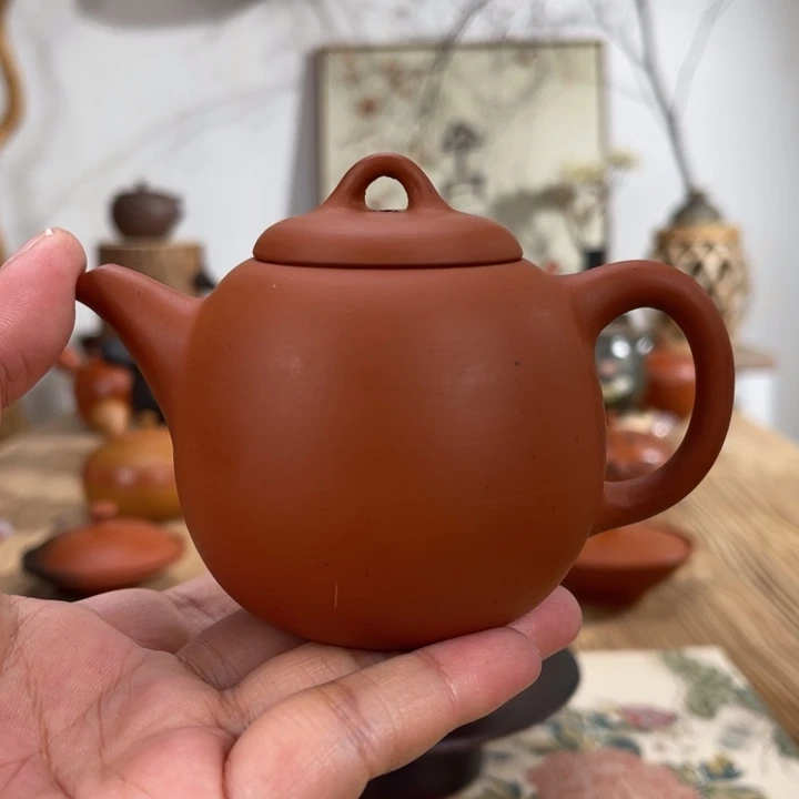 秋***来常滑益规手作茶壶