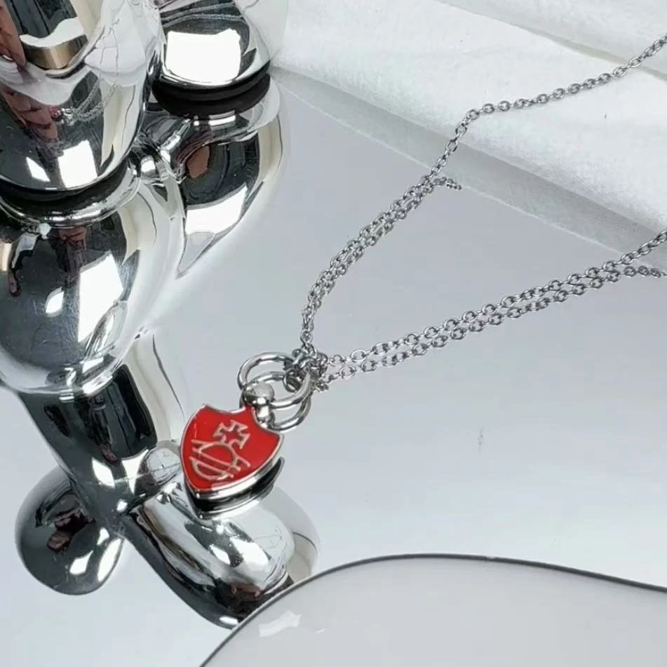 非金属莫桑石项链 珐琅彩土星项链AB面XL6019