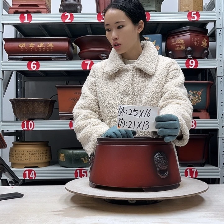 紫砂花盆紫砂花盆