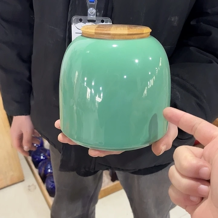 摆件陶瓷茶叶罐陶瓷密封罐