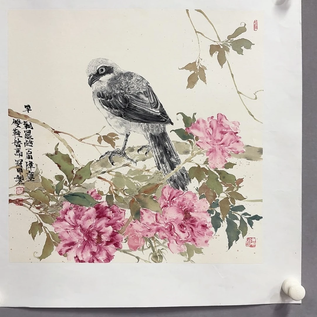 国画亲笔手绘放心去藏