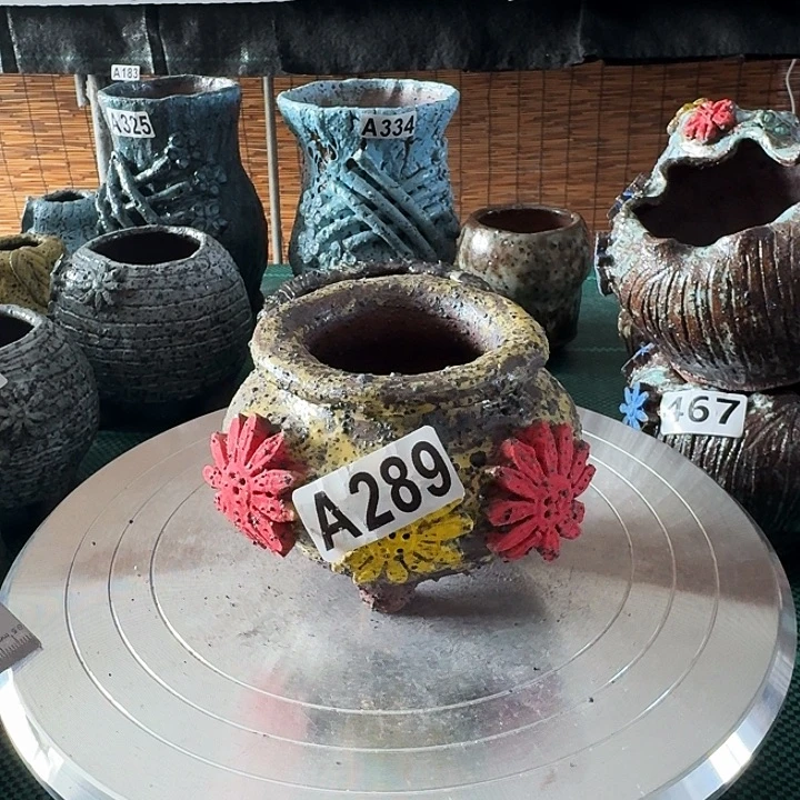 内口5高8粗陶手工